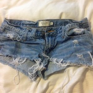 Abercrombie short cutoff jean shorts