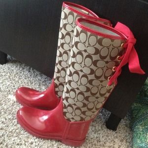 Authentic Coach rainboots