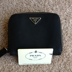 Authentic PRADA Sport Tessuto nylon leather wallet