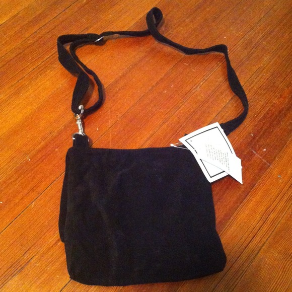 REDUCED! NWT Black Suede Purse!