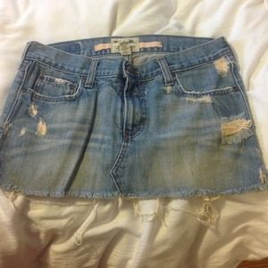 Abercrombie light jean skirt