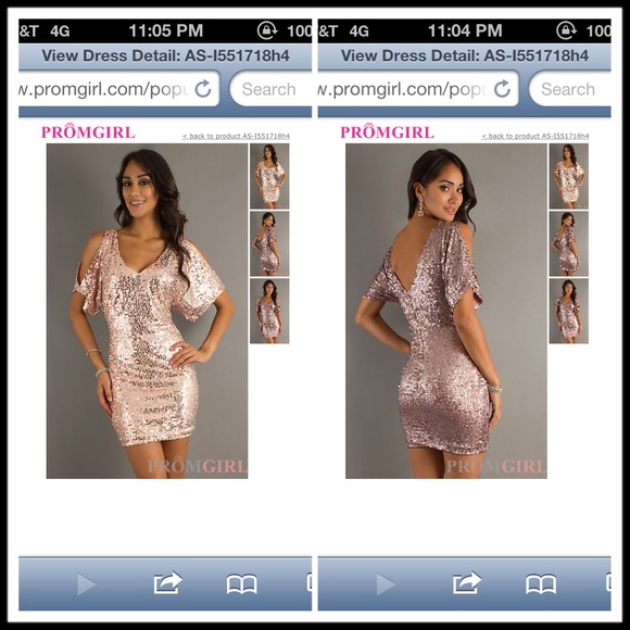 Short Light Pink Party / Prom dress