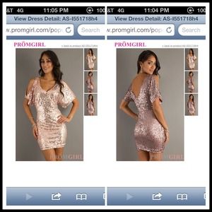 Short Light Pink Party / Prom dress