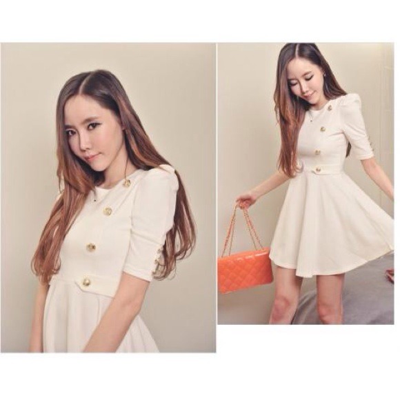 White dress cute! 50%off dirty spots