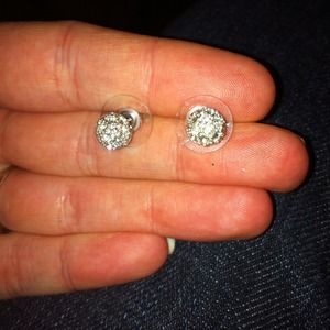 Crystal ball earrings