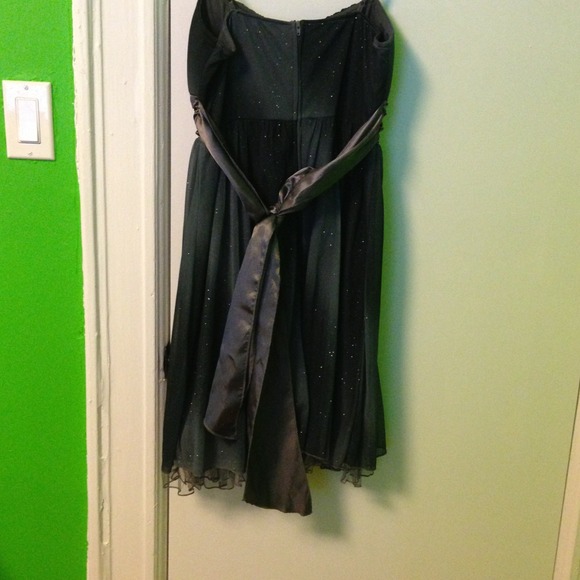 Sparkle Black & Gray Dress - Picture 3 of 4