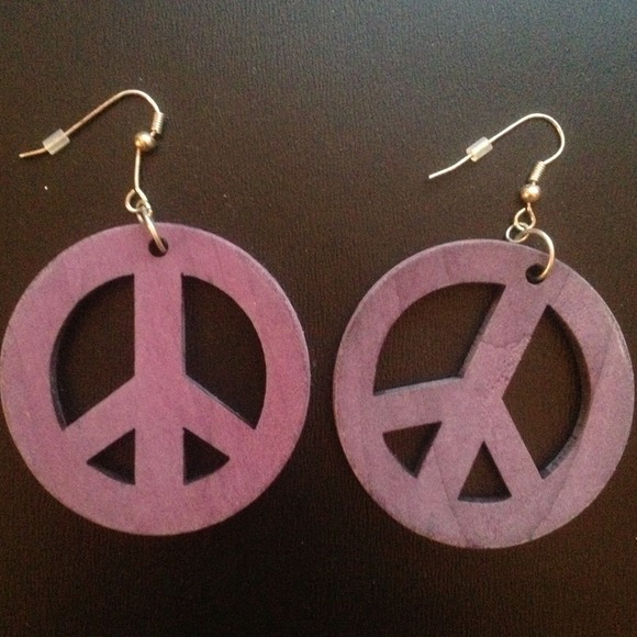 Wooden earrings