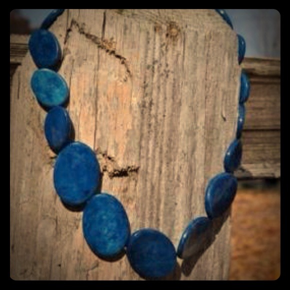 Cobalt blue necklace