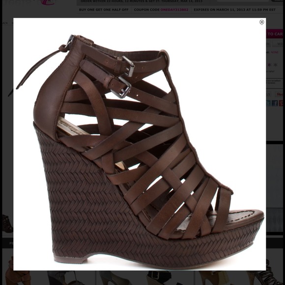 True Religion Shoes - True Religion Sage Brown Wedge