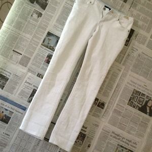 Levi's white jeans