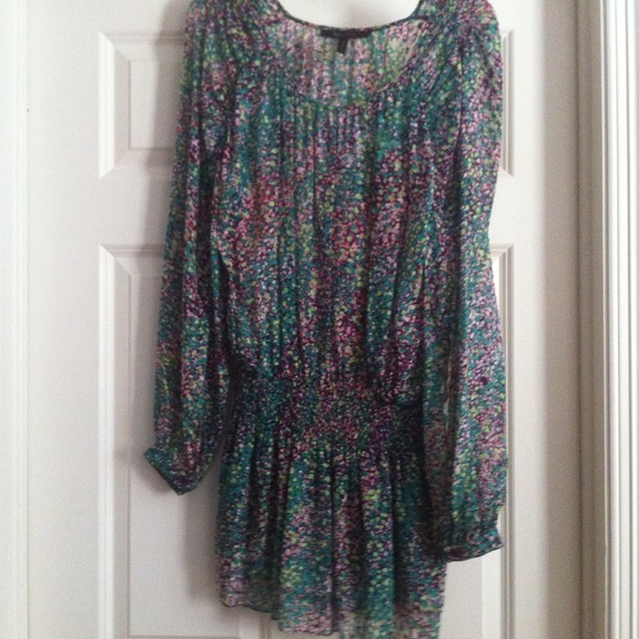 BCBG Max Azria chiffon tunic/mini dress