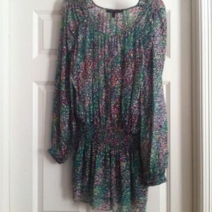 BCBG Max Azria chiffon tunic/mini dress