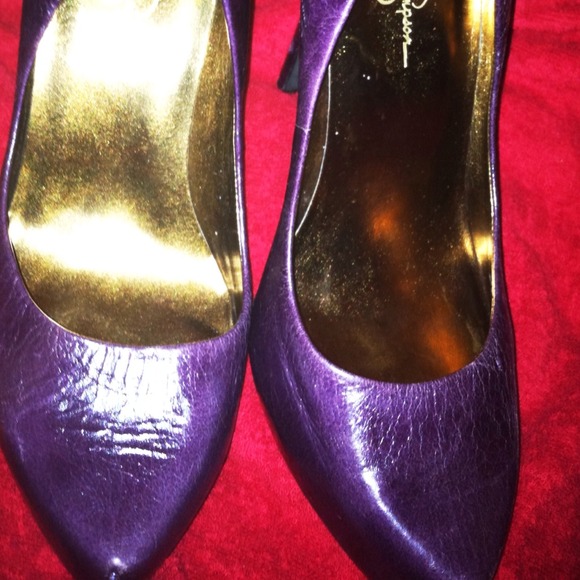 💙BUNDLE 💙Jessica Simpson platform eggplant heels - Picture 2 of 4