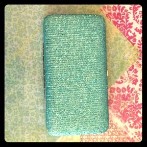 ❌ SOLD ❌ Blue Glitter Frame Wallet