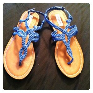 Blue Sandals