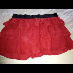 Red guess skirt :) like new