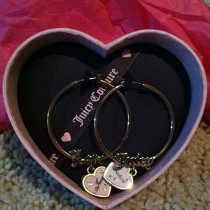 New Juicy Couture Hoop Earrings