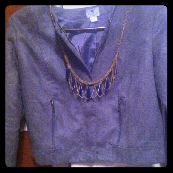 Gray Suede jacket