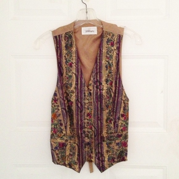 Vintage Brocade Vest
