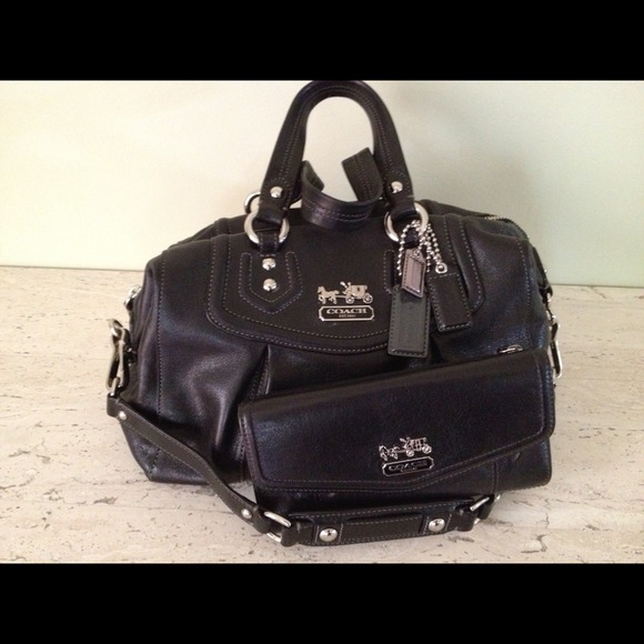 Coach Handbags - ❌ SOLD ❌ Coach Madison Ashley Satchel and wallet