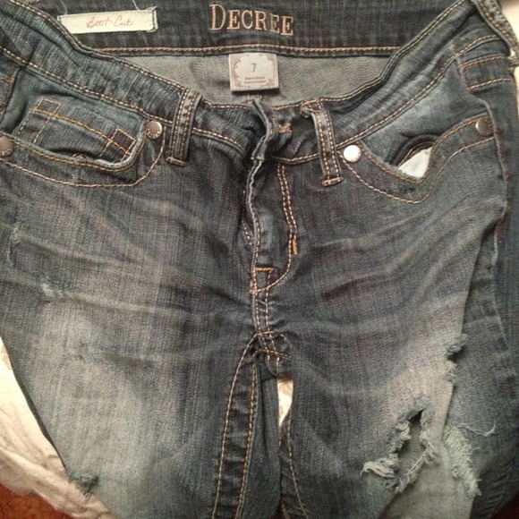 Boot cut Decree Ripped Jeans - Picture 2 of 3