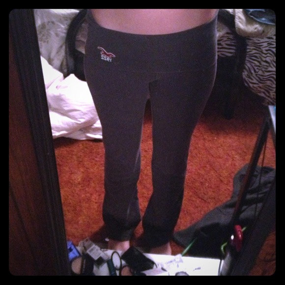 Grey Hollister Yoga Pants