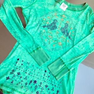 Free People Lovebirds Long Sleeve T L/G