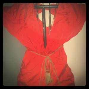 Redish dress Size Small! Perfect condition