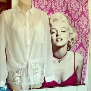 White Chiffon Hi-lo! With Zebra Tank!