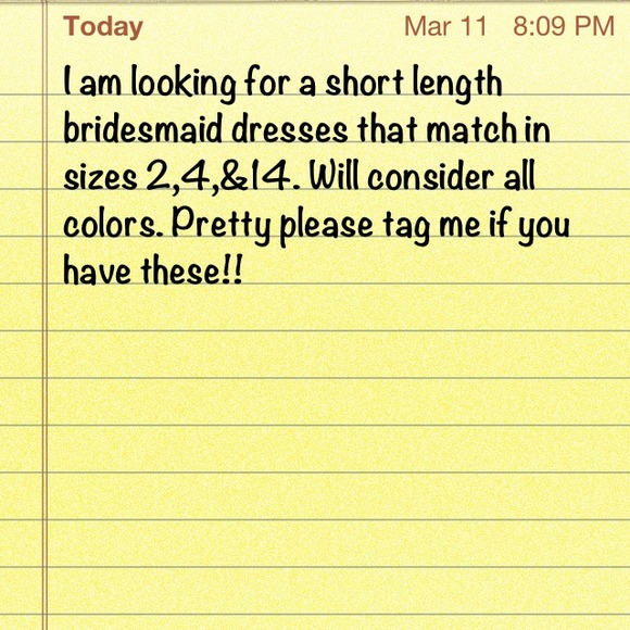 Looking for bridesmaid dresses