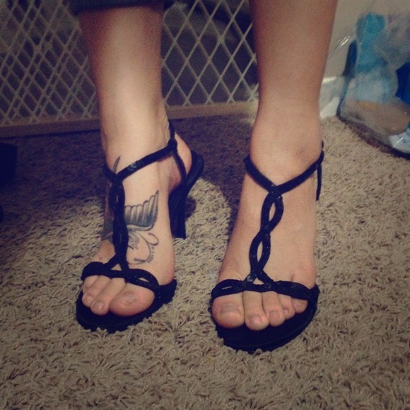 Sexy black heels