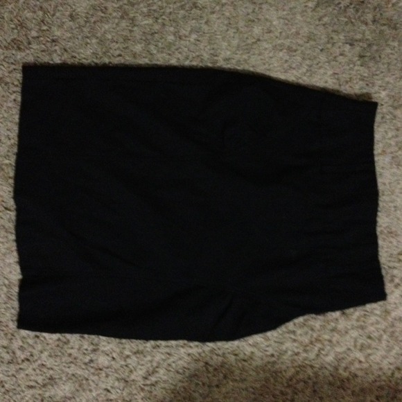 Black pencil skirt
