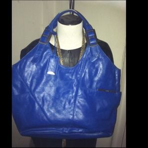 Royal blue calvin Klein bag