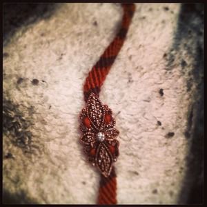 Friendship bracelet with charm