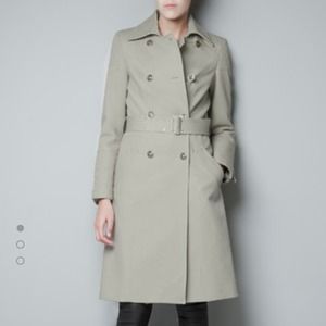 ZARA Quilted trench coat