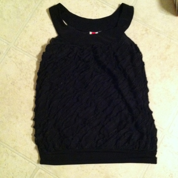 Black tank top