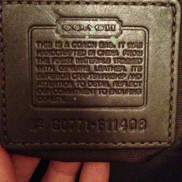 Authentic patchwork coach purse - Picture 3 of 4
