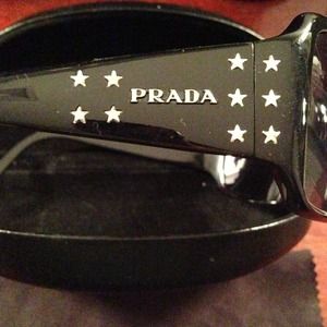 Black Prada Star Sunglasses