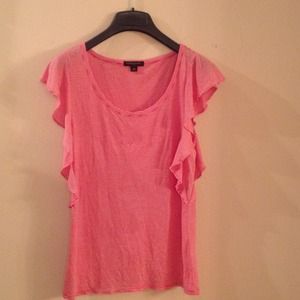 Cute Red and White Striped Summer Top