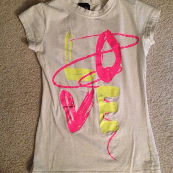 White LOVE T-shirt
