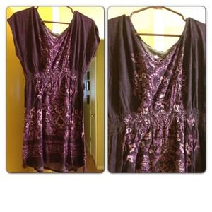 Purple Shirt/ Dress