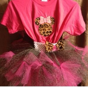 Leopord tutu set