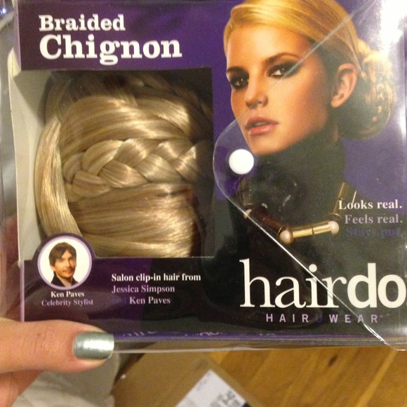 ⛔RESERVED⛔ J. Simpson clip-in braided chignon