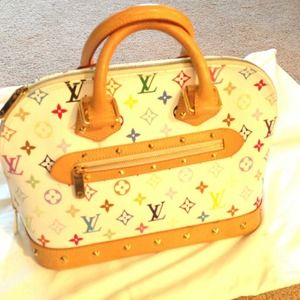 SOLD Authentic Louis Vuitton Multicolor Alma bag