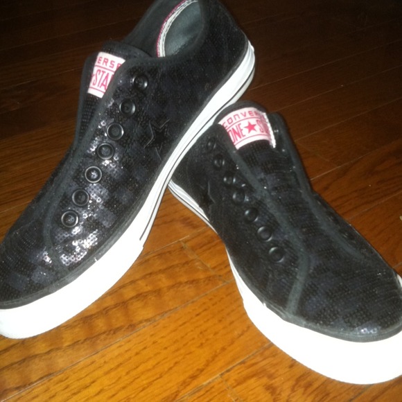 Converse one star-black sequins