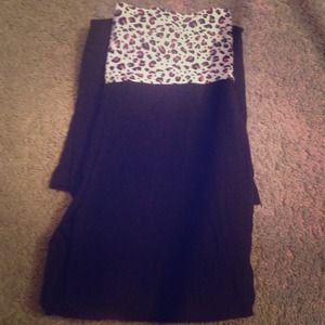 Never worn cheetah print yoga pant