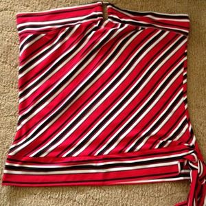 Strapless summer top..