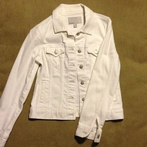 White denim jacket