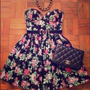 Foral short Dress