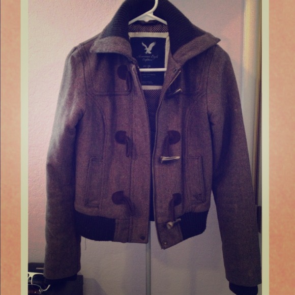 ** sold ** American eagle tweed jacket